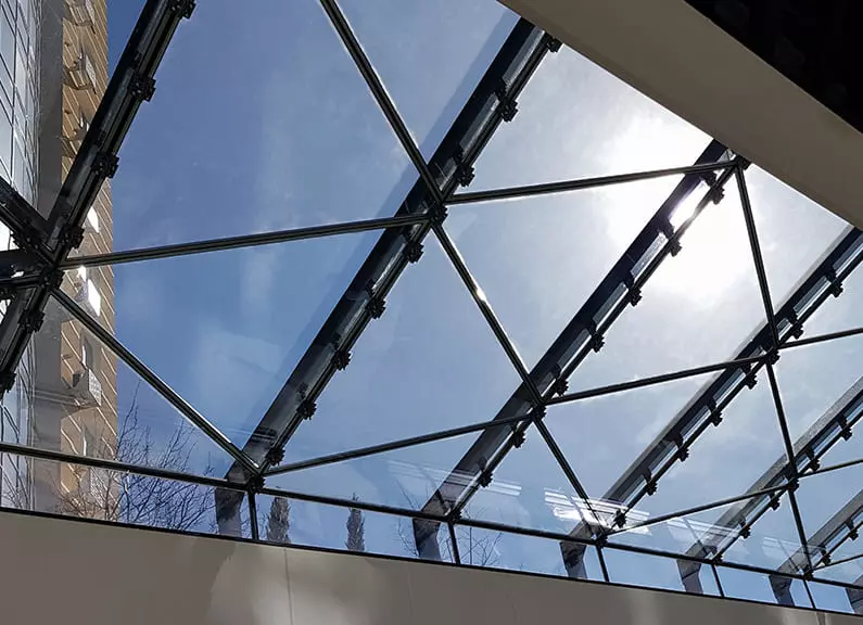 Купольне накриття торгового центру Smart Plaza Polytech, Київ, Україна