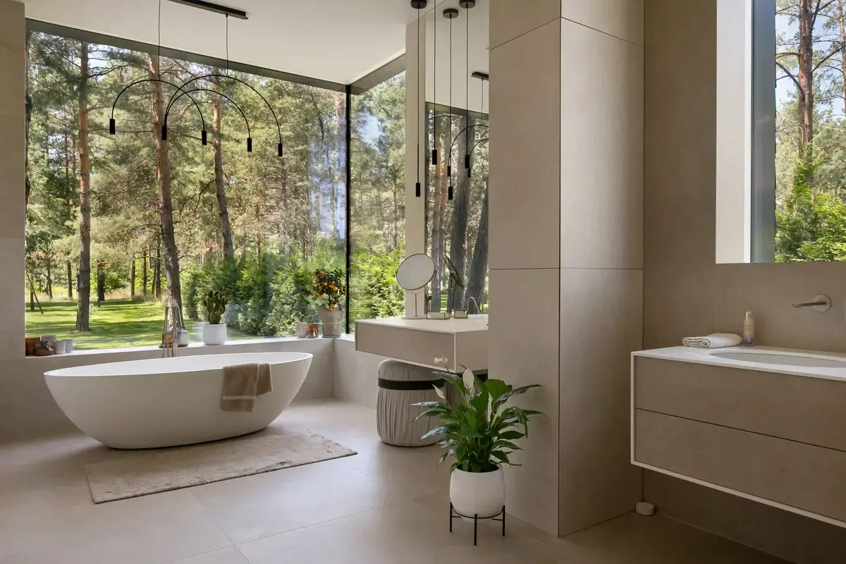 Aestech’s insulated glass units in a country house