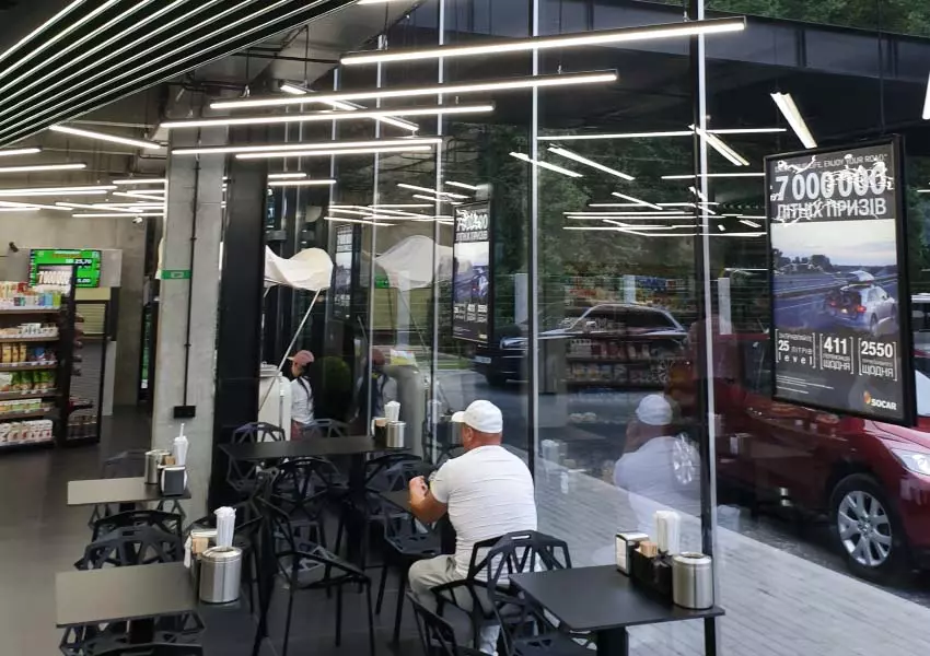 Chain of gas stations, Ukraine 