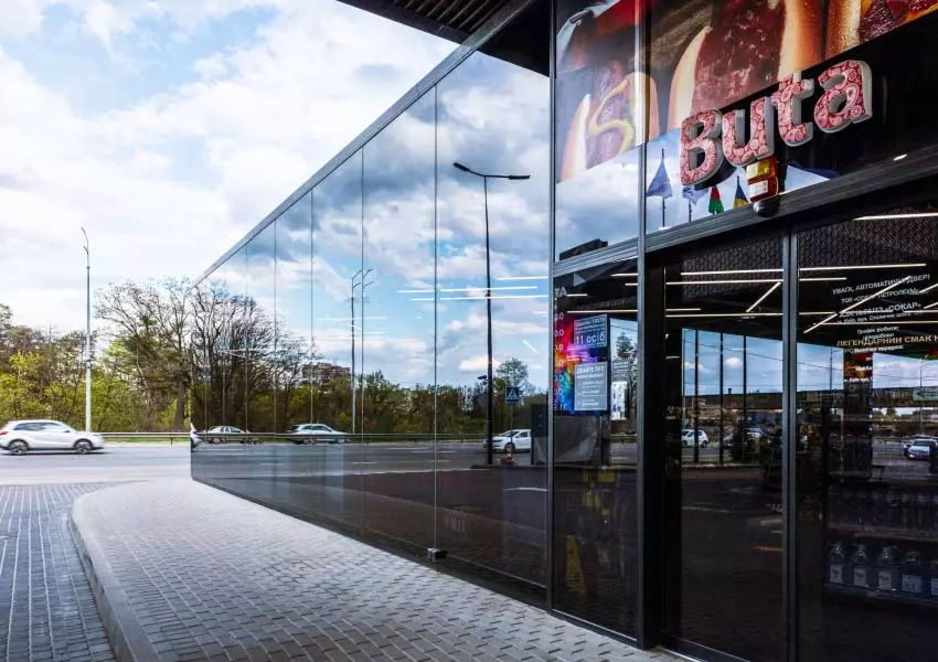 Chain of gas stations, Ukraine 