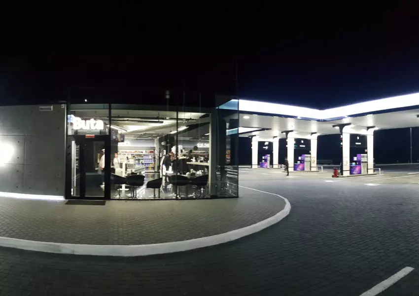 Chain of gas stations, Ukraine 