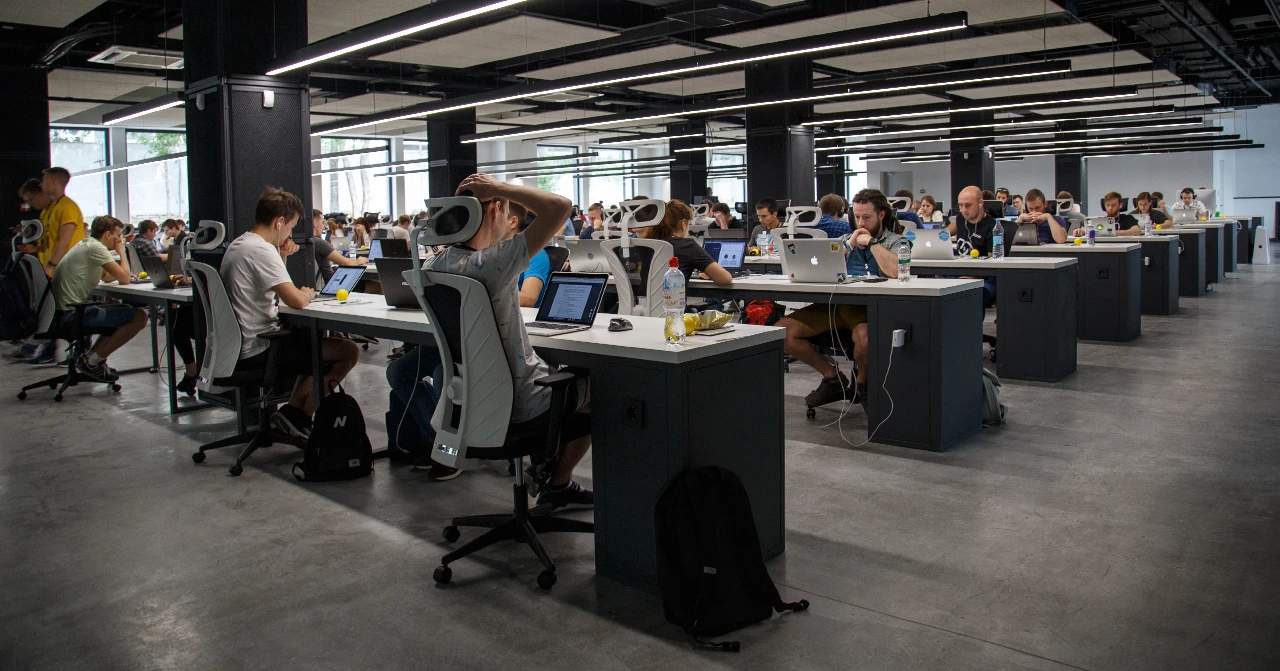 Photo of the interior of an office space