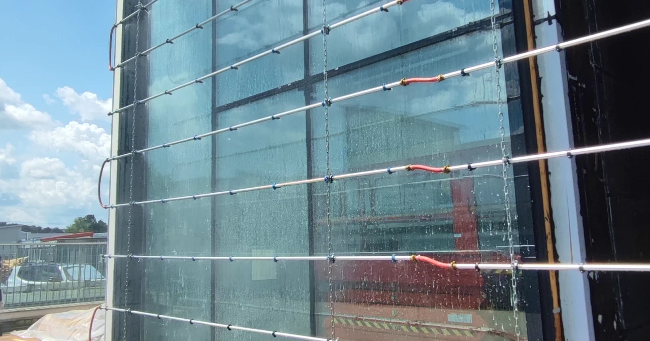  Erprobung des Aestech Glas-Transparent-Systems im Labor des ift Rosenheim