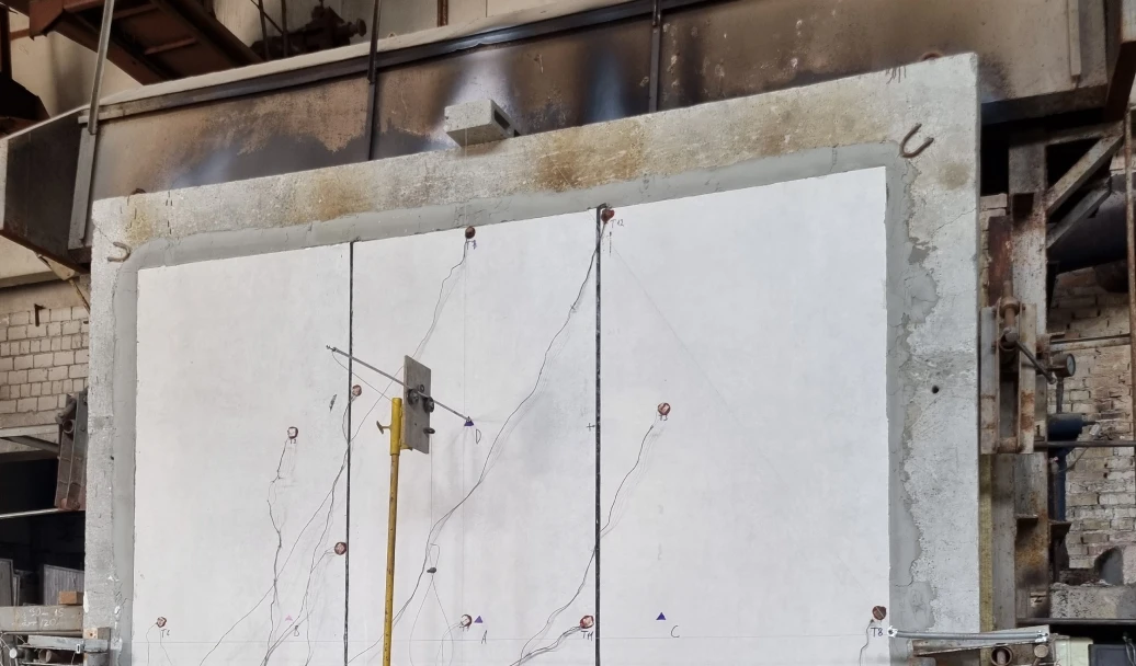 Fire resistance testing of Aestech Panels 