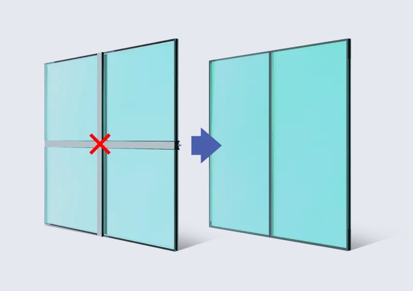 Frameless Glazing for Living